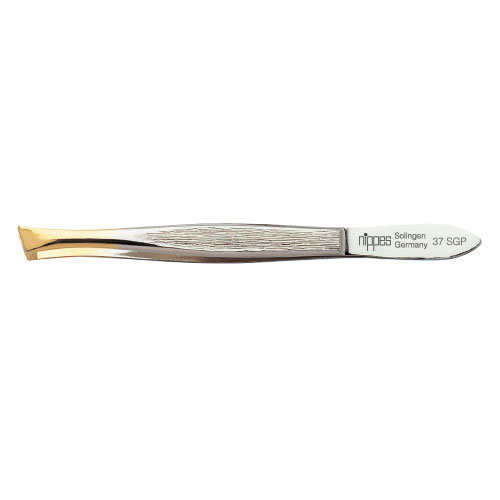 Nippes Tweezer 37SGP – 9cm, gold pointed