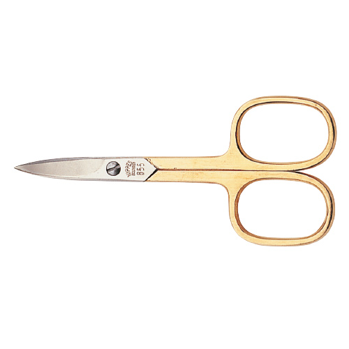Nippes Nail scissors 855 – 9cm, gold platet